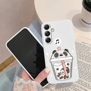 Милый узорчатый мягкий силиконовый чехол для Xiaomi Redmi Note 13 Pro 13C Samsung A55 M35 S24 iPhone Huawei Honor Realme Camera Защитный противоударный чехол Samsung Galaxy S9 Plus