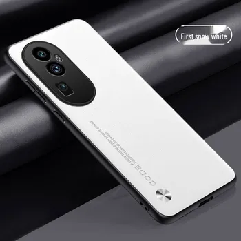 Премиальный кожаный кевларовый чехол для телефона Oppo Reno10 - защита от падений для Reno9pro и Reno8 oppo Reno3pro