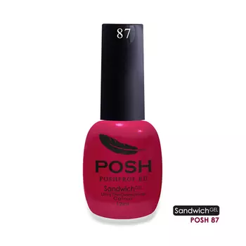 POSH 87 гель-лак для ногтей Красавица и сокровище / SENDVICH GEL UV/LED 12 мл