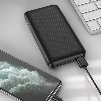Внешний аккумулятор Borofone BJ3 Minimalist 10000mAh Чёрный