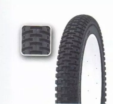Покрышка велосипедная TRIX,12 1/2 х 2 1/4, черный, P-1271 BLACK