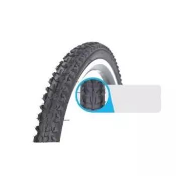 Покрышка велосипедня TRIX, 24"х 2.125 (57-507), TXBL-804, горная, средняя, черная, BL-804 BLACK