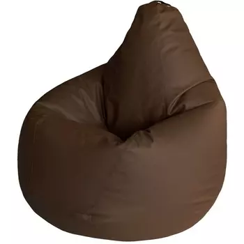 Кресло мешок Dreambag Груша Коричневая ЭкоКожа (XL, Классический) 5011321