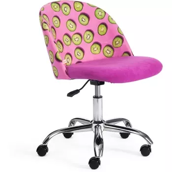 Кресло MELODY (Ткань,Флок /Фиолетовый) Tetchair