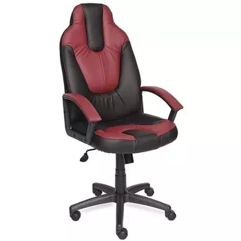 Кресло NEO (2) черный/бордо (кож/зам) (Tetchair)