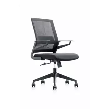 Кресло оператора современного дизайна CLG-430 MBN Black (College)