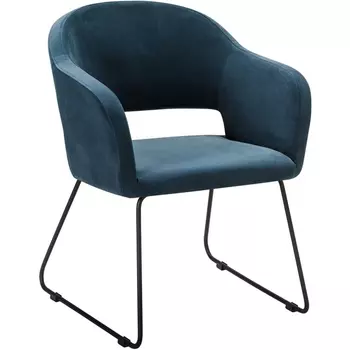 Кресло Oscar Diag blue/Линк R-Home арт.410118163h_Diagblue_черн