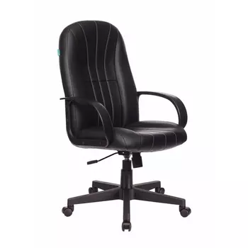Кресло руководителя Бюрократ T-898AXSN черный Leather Black эко.кожа крестовина пластик
