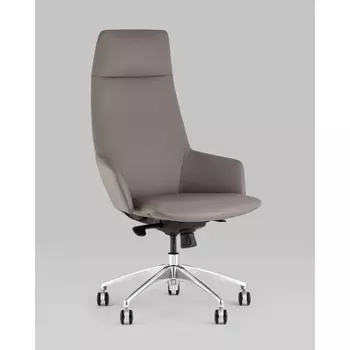 Кресло руководителя TopChairs Bow серый