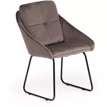 Кресло STAR (mod. CY-1919) серый (HLR 24)/черный (вельвет/металл) (Tetchair)