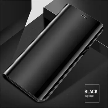 Чехол для телефона Samsung A05S A05 A15 A25 A35 A55 5G Зеркальные прозрачные флип-чехлы для Samsung Galaxy A05 A05S A15 A25 A35 A55 5G Чехлы из искусственной кожи с полным покрытием For Samsung Galaxy A05 серебряный
