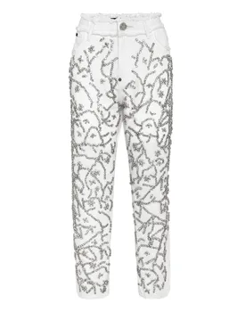 Джинсы С Высокой Посадкой Philipp Plein
