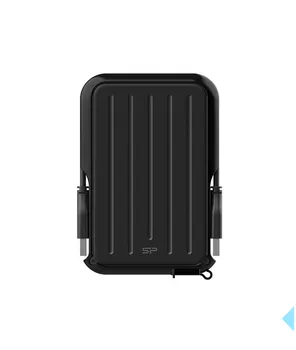 Внешний жесткий диск (HDD) Silicon Power 4Tb Armor A66, 2.5", USB 3.2, черный (SP040TBPHD66LS3K)