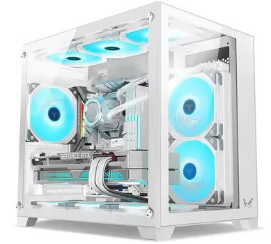 Корпус Formula V Crystal Z5, mATX, Mini-Tower, USB 3.0, белый, без БП (CRYSTAL Z5 White)