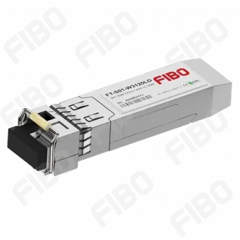 Модуль SFP FIBO, 3 км, LC, Tx:1310 нм, Rx:1550 нм, 100 Мбит/с, SM, одинарный, DDM (FT-S01-W3120LD)