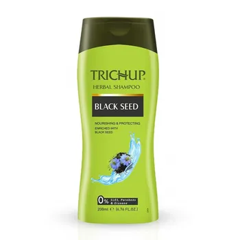 Тричуп: питательный шампунь для волос с Черным тмином (200 мл), Trichup Black Seed Shampoo, произв. VASU