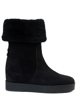 Сапоги замшевые на меху S.FERRAGAMO
