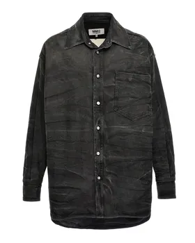 джинсовая рубашка MM6 Maison Margiela