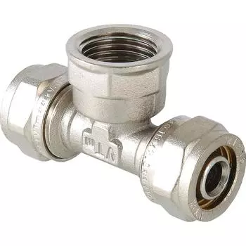 Тройник комбинированный Valtec 26x1"x26 мм ВР латунь VTM.332