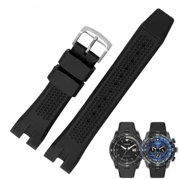 Классический силиконовый ремешок для часов Citizen AW1477 1476 1479 CA4154 резиновый ремешок для мужских часов 24 мм 24mm
