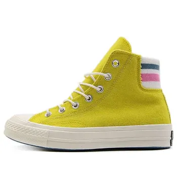 Кроссовки chuck 70 retro stripe high 'bold citron' Converse, желтый