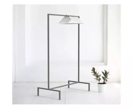 Вешалка напольная Metalframe в сером цвете (100)