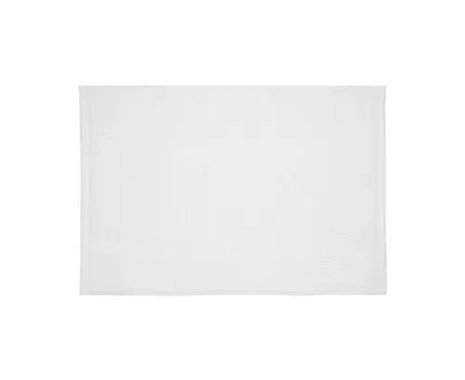 Veta Коврик для ванной из 100% белого хлопка 50 x 70 с