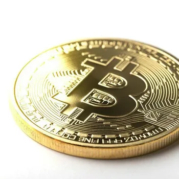 Коллекционная памятная монета Биткоин серебряный