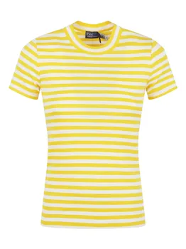 Полосатая футболка Polo Ralph Lauren, желтый