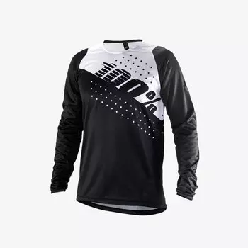 Велоджерси подростковая 100% R-Core Youth Jersey, черный 2019