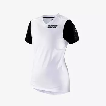 Велоджерси женская 100% Ridecamp Womens Jersey, белый 2019