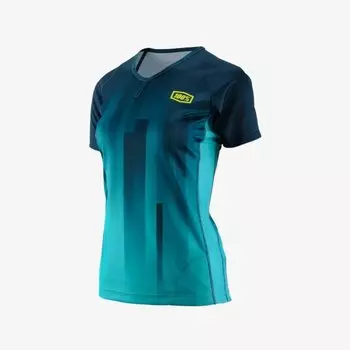 Велоджерси женская 100% Women's Airmatic Jersey, бирюзовый (2018)