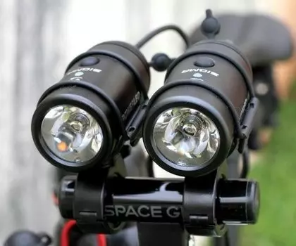 Велофонари SIGMA POWERLED BLACK PRO IION, комплект, чёрный, SIG_17360