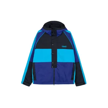 Мужская куртка с капюшоном и надписью Nike Spliced Logo, синяя DQ6137-455 XXL