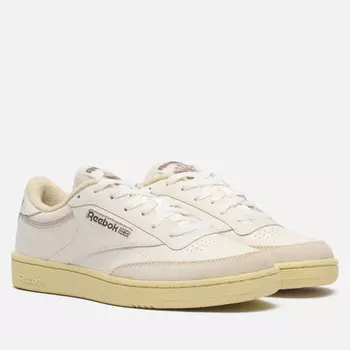 Кроссовки Reebok Club C 85, цвет бежевый, размер 45 EU
