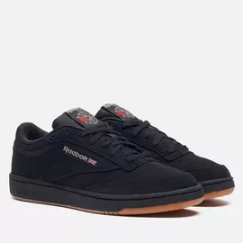 Кроссовки Reebok Club C 85, цвет чёрный, размер 40.5 EU