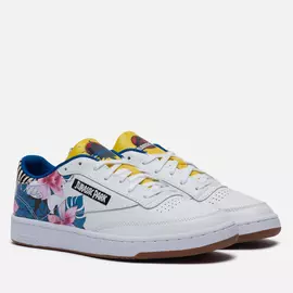 Кроссовки Reebok x Jurassic Park Club C 85, цвет белый, размер 41 EU