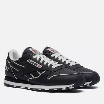 Кроссовки Reebok x Keith Haring Classic Leather, цвет чёрный, размер 38.5 EU