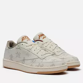 Кроссовки Reebok x Kung Fu Panda Club C 85, цвет белый, размер 43 EU