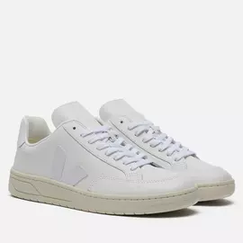 Кроссовки VEJA V-12 Leather, цвет белый, размер 46 EU