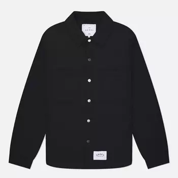 Мужская демисезонная куртка Edwin Sphere Padded Overshirt, цвет чёрный, размер M