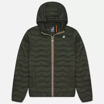Мужская демисезонная куртка K-Way Jack Eco Warm, цвет зелёный, размер M