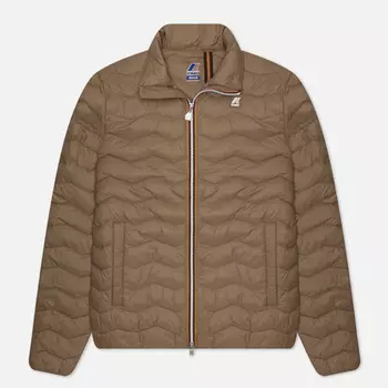 Мужская демисезонная куртка K-Way Valentine Eco Warm, цвет бежевый, размер XXL