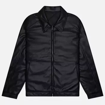 Мужская демисезонная куртка SOPHNET. Sustainable Leather Single Rider's, цвет чёрный, размер XL