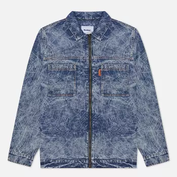 Мужская джинсовая куртка Butter Goods Overdyed Web Denim, цвет синий, размер L