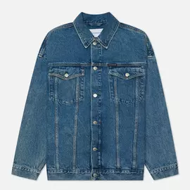 Мужская джинсовая куртка Calvin Klein Jeans Extreme Oversized, цвет синий, размер S