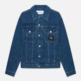Мужская джинсовая куртка Calvin Klein Jeans Regular 90s, цвет голубой, размер S