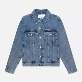 Мужская джинсовая куртка Calvin Klein Jeans Regular Denim, цвет синий, размер XS