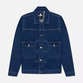Мужская джинсовая куртка Edwin E-Classic Joaquin Blue Denim 12 Oz, цвет синий, размер S