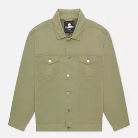 Мужская джинсовая куртка Edwin Trucker Roma Denim 10.5 Oz, цвет зелёный, размер S